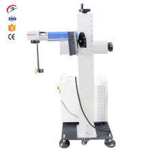 Flying fiber laser marking machine for Product date/logo